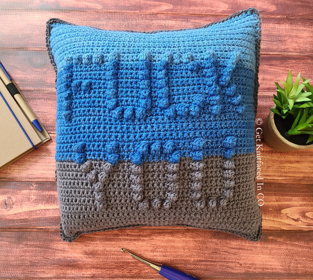 Fuck You Crochet Pillow