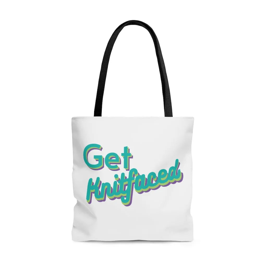 Get Knitfaced Tote Printed Bag