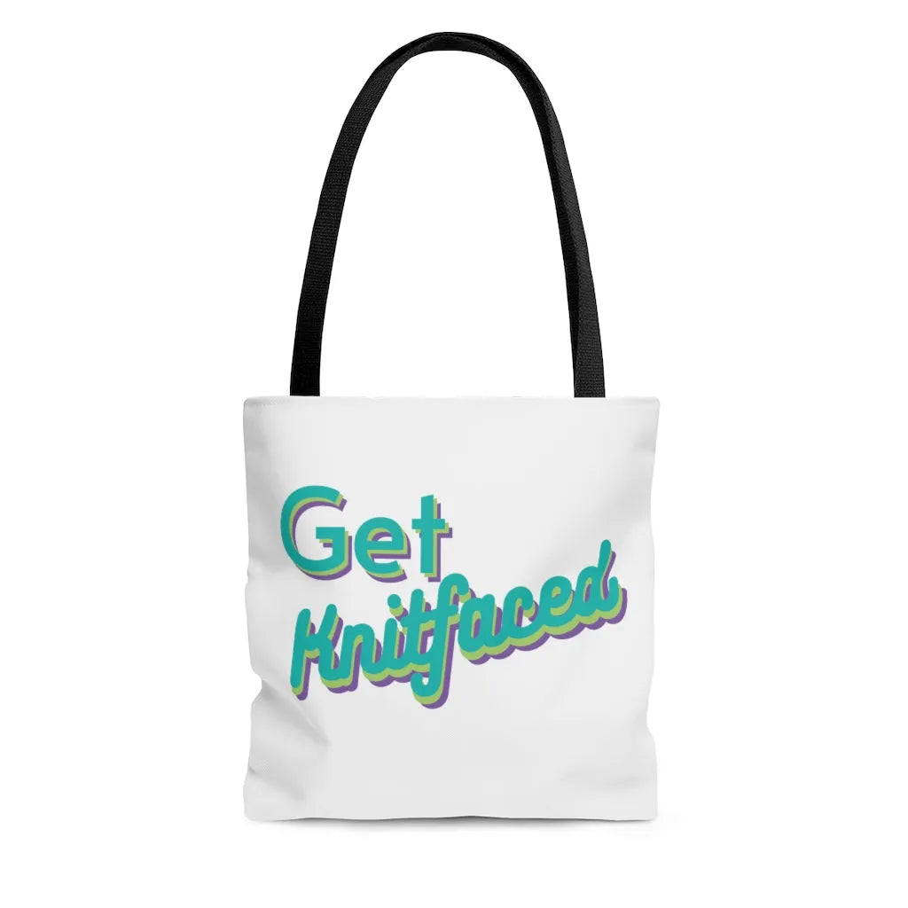 Get Knitfaced Tote Printed Bag