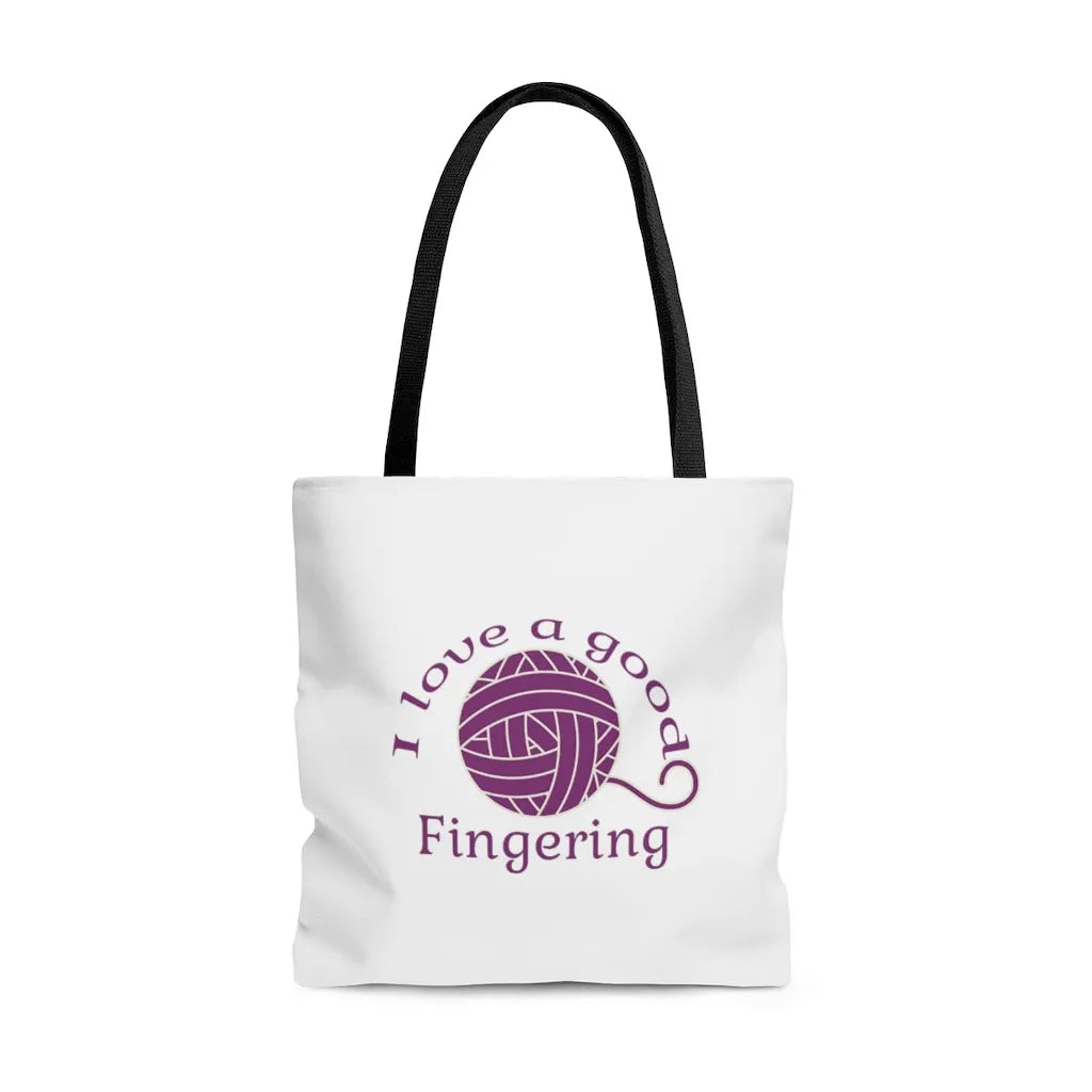I Love A Good Fingering Tote Bag