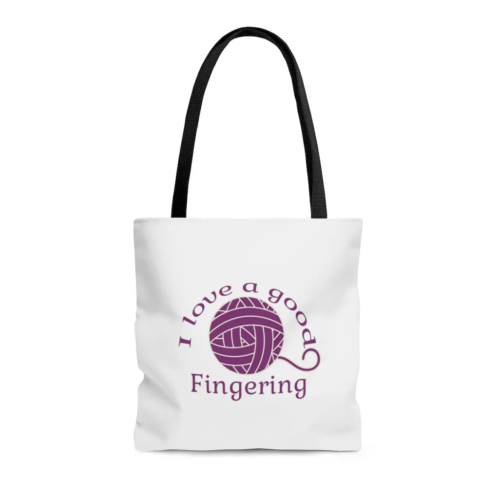 I Love A Good Fingering Tote Bag