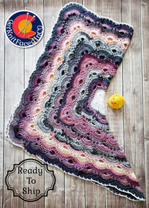 Multicolored Star Shaped Baby Blanket